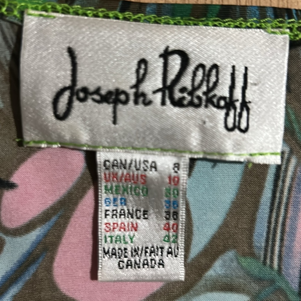 Joseph Ribkoff Multicolor Abstract Dress - Picture 2 of 5